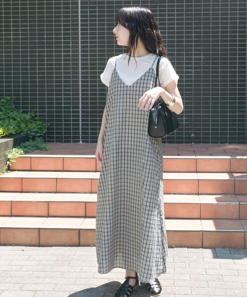 とうあ　BG キャミソールワンピース　セット ITEMS URBANRESEARCH ワンピース キャミワンピースセット