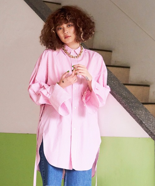 「MAISON SPECIAL」 長袖シャツ FREE ピンク レディース