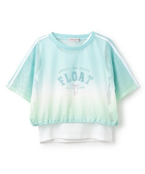 mezzo piano Junior tシャツ グラデーションメッシュTシャツ＆タンク