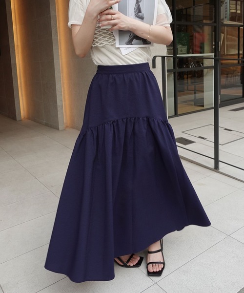 CORNERS（コーナーズ） マルチサイズ スカート ラウンドティアード