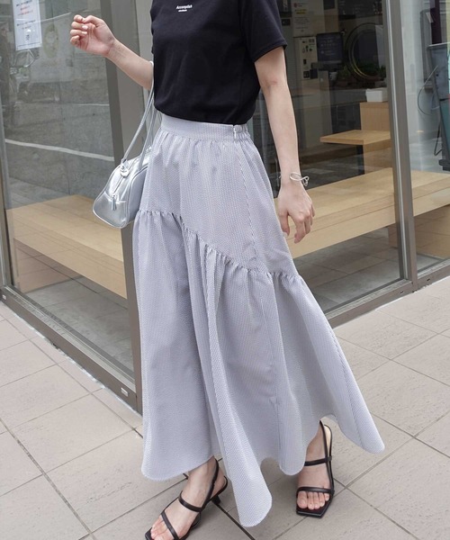 CORNERS（コーナーズ） マルチサイズ スカート ラウンドティアード