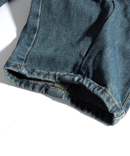 「neos」 デニムパンツ LARGE サックスブルー メンズ