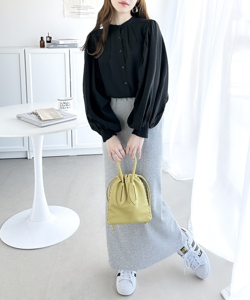 「classicalelf」 長袖ブラウス LARGE ブラック レディース