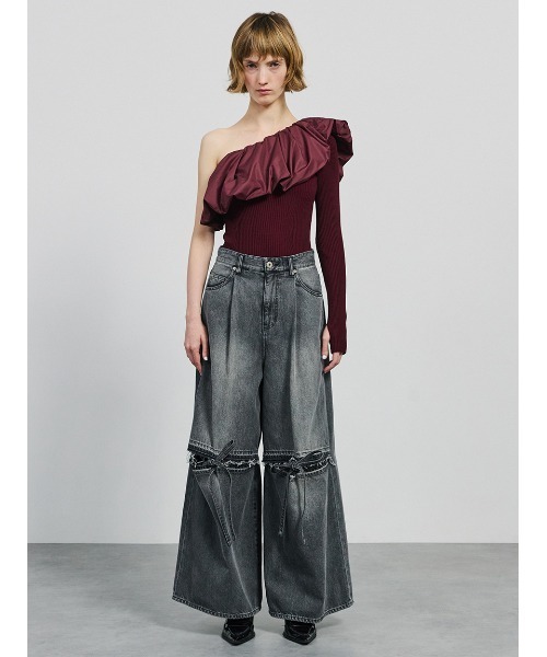 SORIN ジーンズ デニム デニムパンツ Ribbon Slit Jeans/リボン