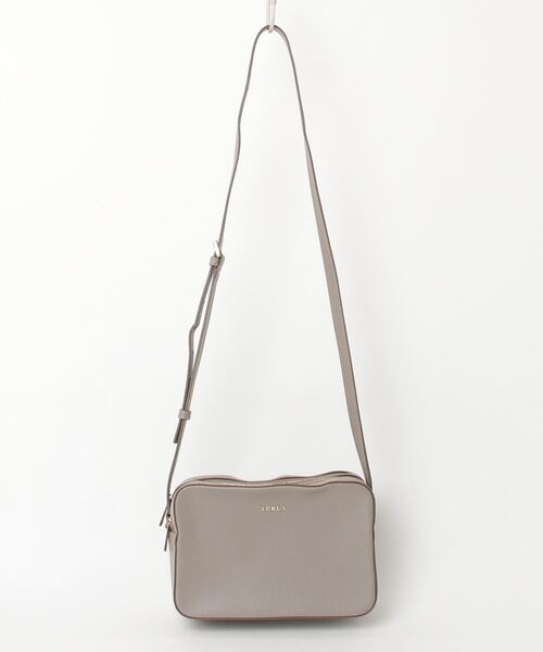 FURLA グレー ハンドバッグ　ショルダーストラップ付 フルラ FURLA バッグ （グレー） -ファッション通販 FASHION WALKER