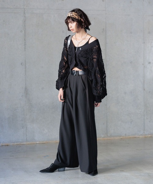 「PAGEBOY」 カーディガン FREE ブラック レディース_画像9