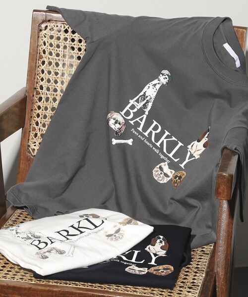 「Firsthand」 半袖Tシャツ FREE チャコールグレー レディース_画像2