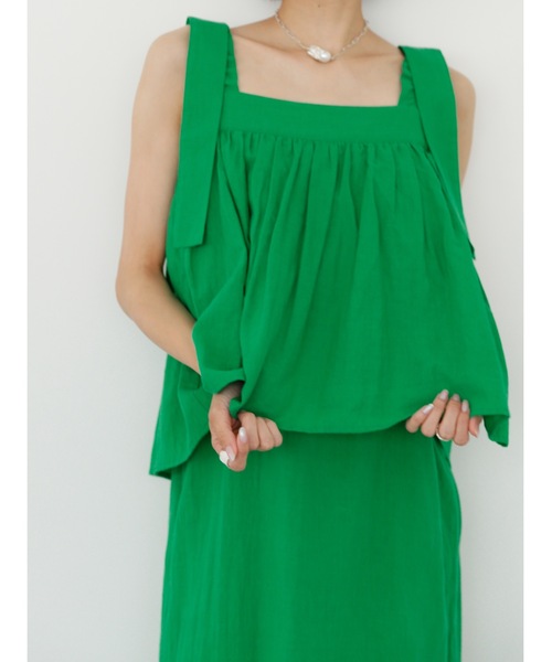 「Katrin TOKYO」 キャミソールワンピース S グリーン レディース_画像7