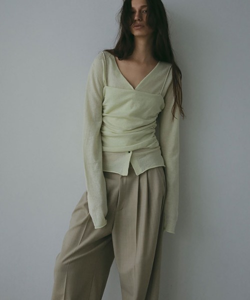 ETRE TOKYO パンツ サイロスパンタックワイドパンツ レディース  