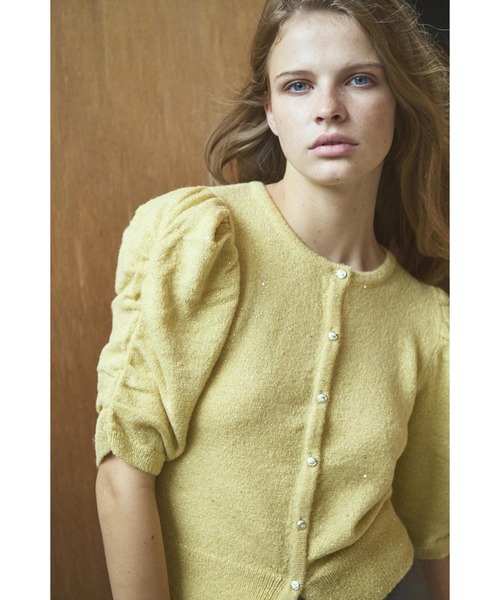【既に完売！タグ付き】Estella.K Stardustカーディガン Estella.K カーディガン Camille Stardust Cardigan ビジューパール
