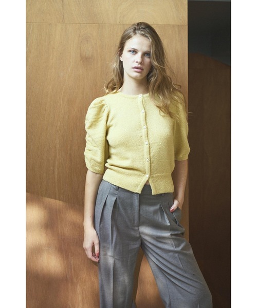 【既に完売！タグ付き】Estella.K Stardustカーディガン Estella.K カーディガン Camille Stardust Cardigan ビジューパール