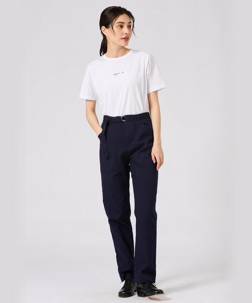 「agnes b.」 半袖Tシャツ MEDIUM ホワイト レディース_画像5