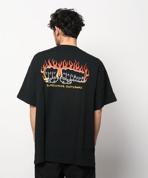「TOY MACHINE」 半袖Tシャツ L ホワイト メンズ_画像3