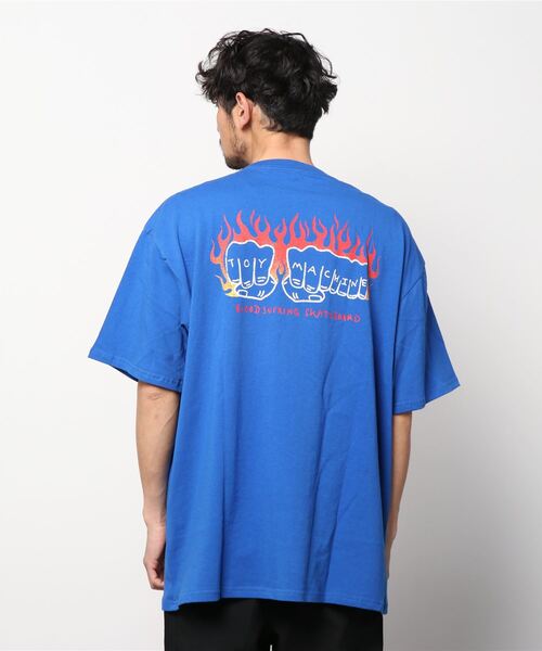 「TOY MACHINE」 半袖Tシャツ L ホワイト メンズ_画像5