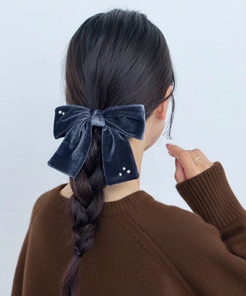 Heartdance（ハートダンス） ヘアクリップ パール×ラインストーン