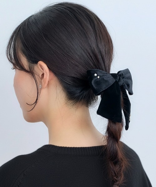 Heartdance（ハートダンス） ヘアクリップ パール×ラインストーン