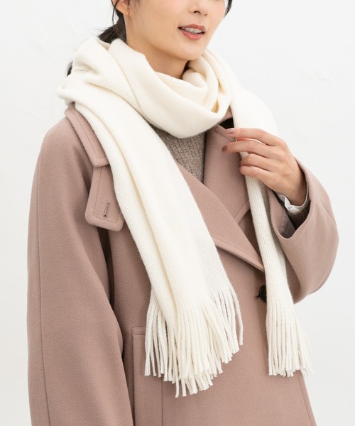 Honeys（ハニーズ） マフラー ストール 「シアバター加工・抗菌防臭