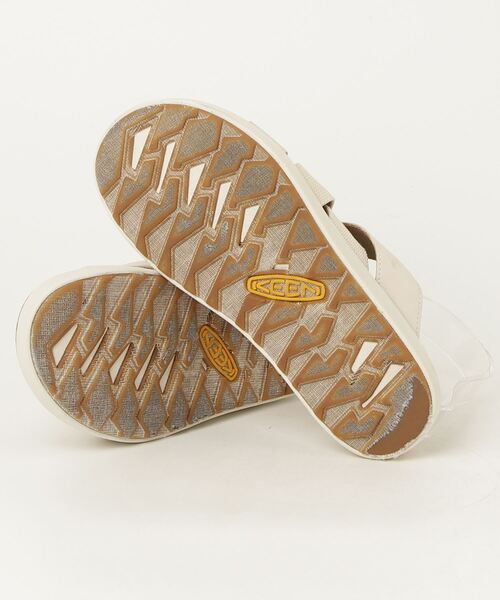 「KEEN」 フラットサンダル 24cm ベージュ レディース_画像3