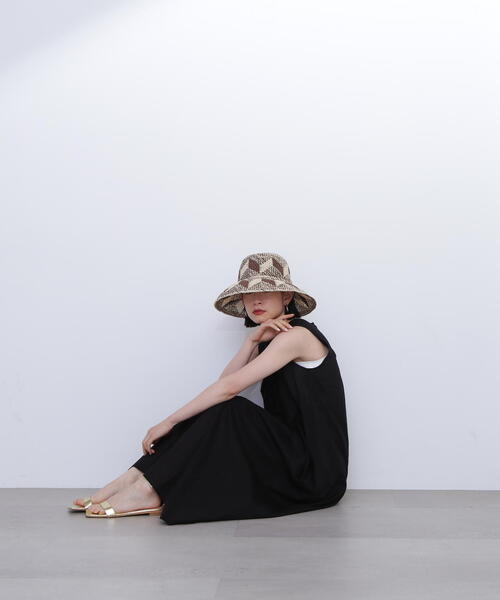 「N.（N. Natural Beauty Basic）」 ノースリーブワンピース MEDIUM グリーン レディース_画像8