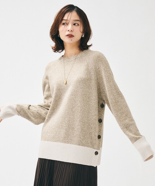 UNTITLED（アンタイトル） ニット セーター 「重ね着もおすすめ/洗える