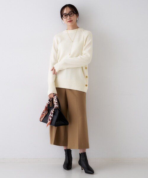 UNTITLED（アンタイトル） ニット セーター 「重ね着もおすすめ/洗える