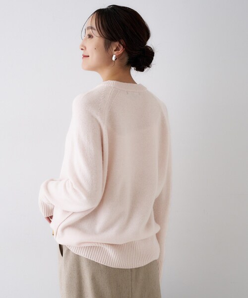 4840【美品】アンスクリア　ダメージニット クルーネック ウール　カットアウト 4840【美品】アンスクリア ダメージニット クルーネック ウール カット