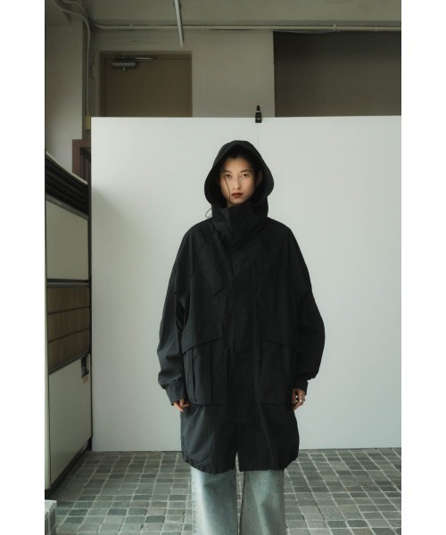 Knuth Marf / コート/FREE/ポリエステル/BRW/無地/KM22AG01 Knuth Marf（クヌースマーフ） コート FREE ブラック レディース