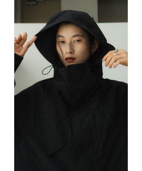 Knuth Marf / コート/FREE/ポリエステル/BLK Knuth Marf（クヌースマーフ） コート FREE ブラック レディース