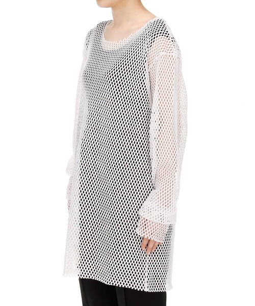 「603」 長袖カットソー FREE ホワイト レディース_画像3