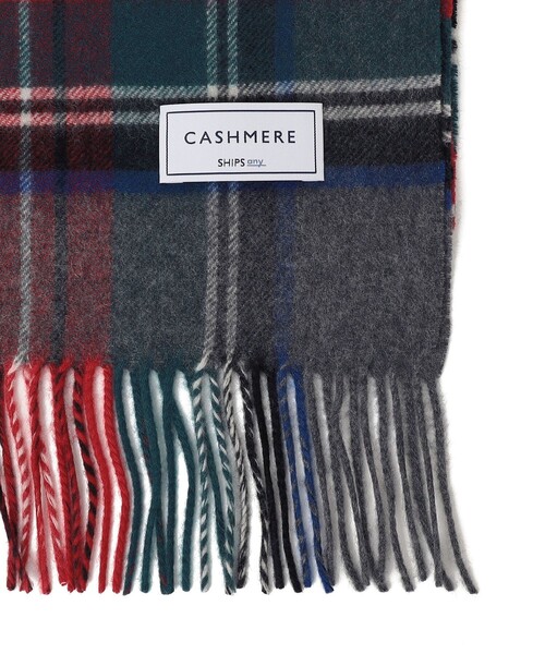 SHIPS any マフラー any: カシミヤ チェック メンズ : ZOZOTOWN Yahoo