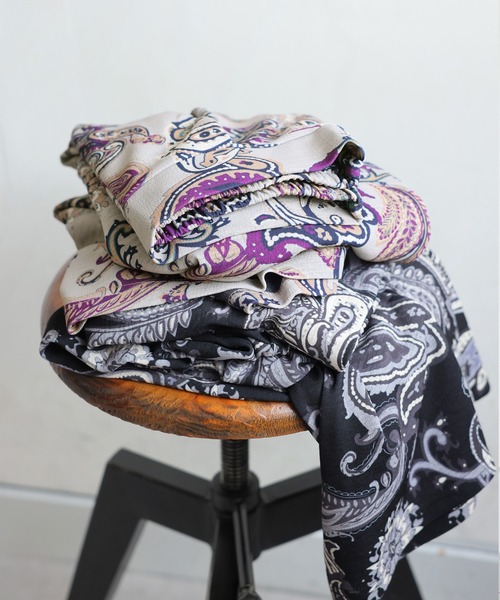 antiqua（アンティカ） パンツ ペイズリー柄 パンツ レディース