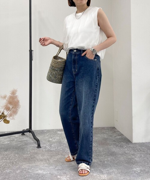 「fredy emue」 ノースリーブニット 38 ブラック レディース_画像3