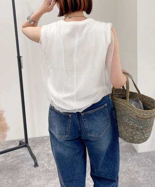 「fredy emue」 ノースリーブニット 38 ブラック レディース_画像8