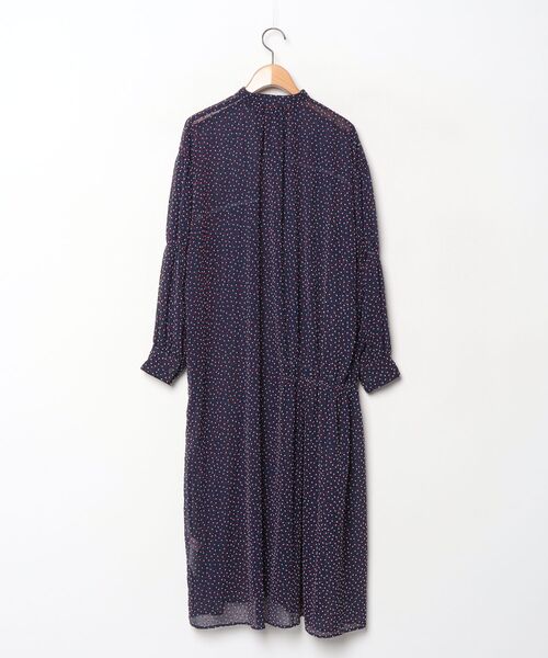 「mintdesigns」 長袖ワンピース 2 ネイビー レディース_画像2