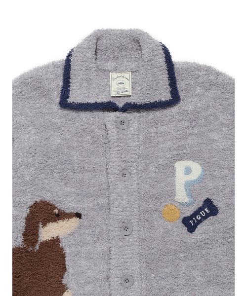 ジェラートピケ ベビモコダックスフンドジャガードカーディガン ベビモコダックスフンドジャガードカーディガン｜ジェラートピケの通販
