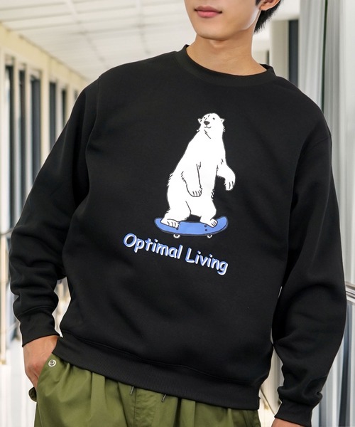 トレーナー スウェット プリント 裏起毛 長袖 メンズ レディース