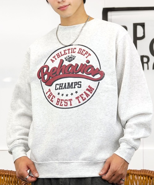 トレーナー スウェット プリント 裏起毛 長袖 メンズ レディース