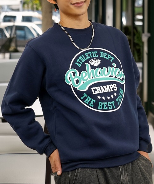 トレーナー スウェット プリント 裏起毛 長袖 メンズ レディース