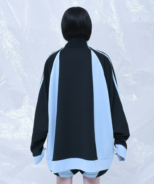 REFLEM（レフレム） ジャージブルゾン FREE ブラック×ホワイト