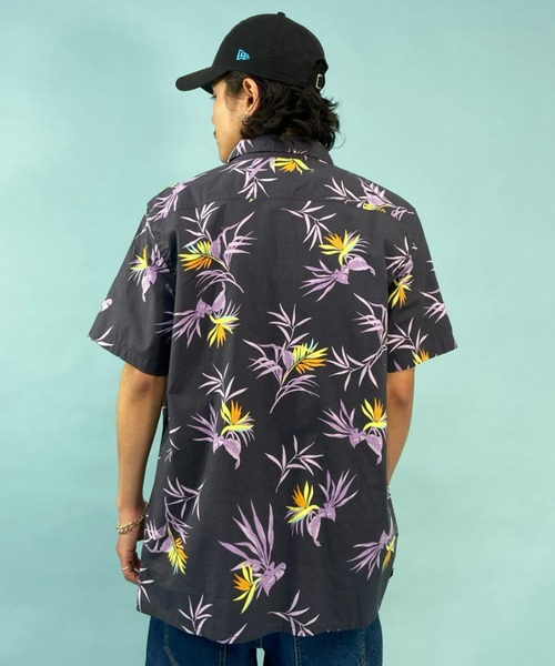 「Quiksilver」 半袖シャツ L ブルー メンズ_画像3