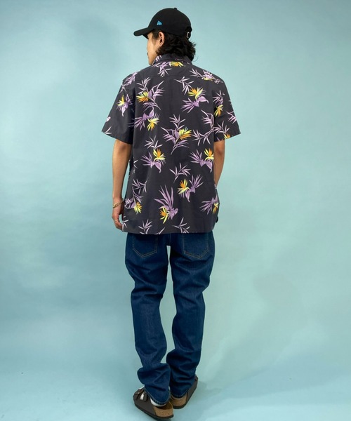 「Quiksilver」 半袖シャツ L ブルー メンズ_画像4