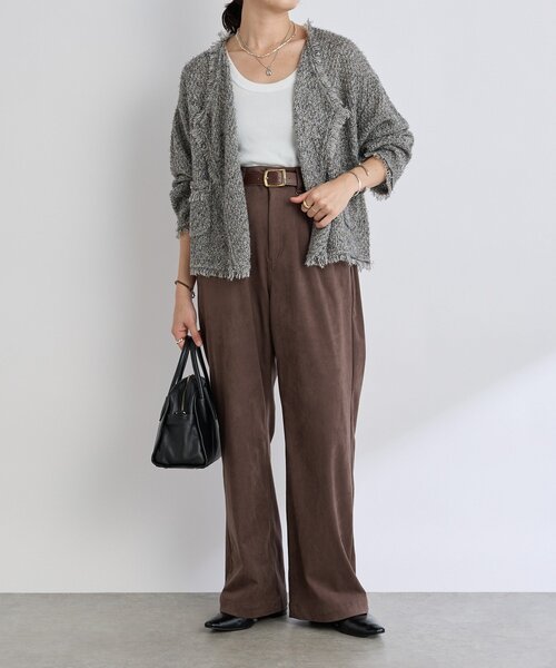 「RIVE DROITE」 カーディガン FREE ブラウン レディース_画像2