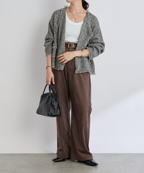 「RIVE DROITE」 カーディガン FREE ブラウン レディース_画像3