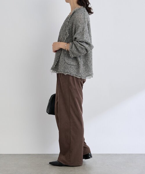 「RIVE DROITE」 カーディガン FREE ブラウン レディース_画像4