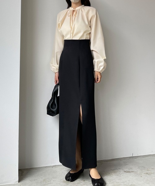 「Louere」 長袖ブラウス SMALL ブラック レディース_画像6