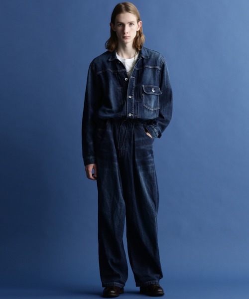 Schott N.Y.C（ショット） 「schott」 オールインワン L インディゴ