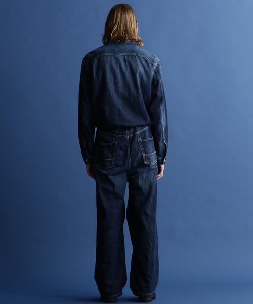 Schott N.Y.C（ショット） 「schott」 オールインワン L インディゴ