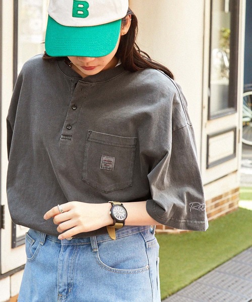 「MONO-MART」 「retock's」半袖Tシャツ M ブラック メンズ_画像9