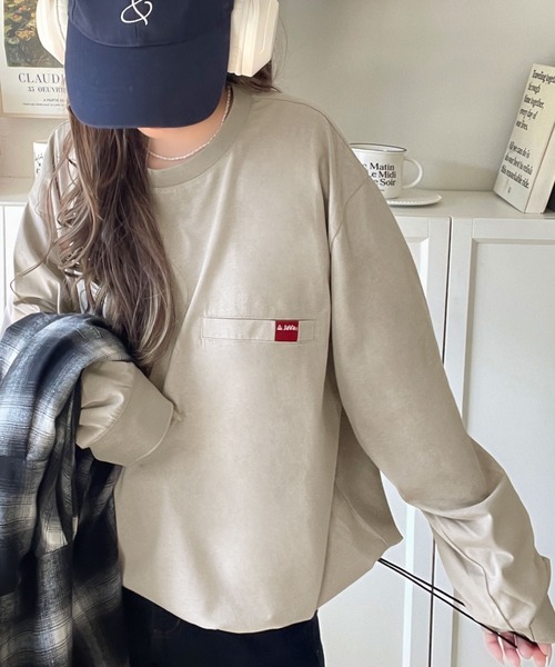「Java」 半袖Tシャツ LARGE ベージュ レディース_画像5