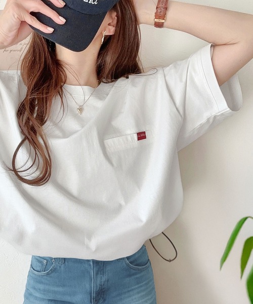 「Java」 半袖Tシャツ LARGE ベージュ レディース_画像6